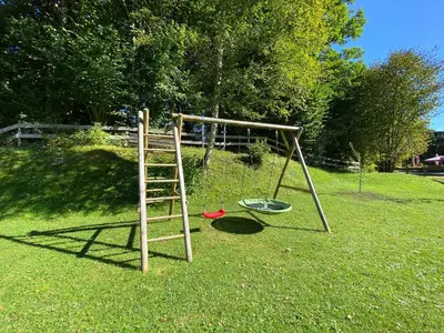 Ein Kinderspielbereich in der Unterkunft Apartment Gipfelblick