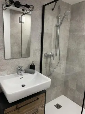 Ein Badezimmer in der Unterkunft Ferienwohnungen Pletzenauer
