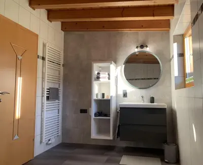 Ein Badezimmer in der Unterkunft Ferienwohnungen Pletzenauer