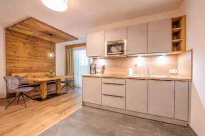 Küche/Küchenzeile in der Unterkunft Ellmauer Hex Appartements