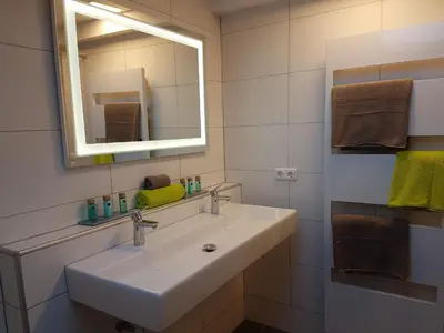 Ein Badezimmer in der Unterkunft Ferienwohnung Rainer