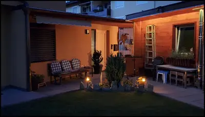 Das Gebäude in dem sich die Ferienwohnung befindet