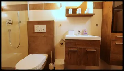 Ein Badezimmer in der Unterkunft Apartment Tirol