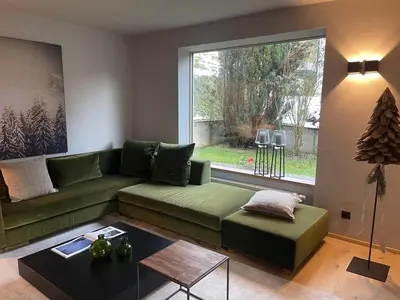 Ein Sitzbereich in der Unterkunft Mami Fee Familien Ferienhaus Hopfgarten