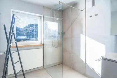 Ein Badezimmer in der Unterkunft Mami Fee Familien Ferienhaus Hopfgarten