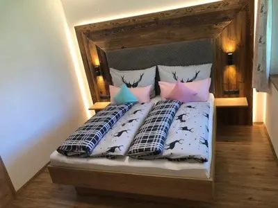 Ein Bett oder Betten in einem Zimmer der Unterkunft Apart Jasmin