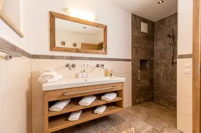 Ein Badezimmer in der Unterkunft Apart Jasmin