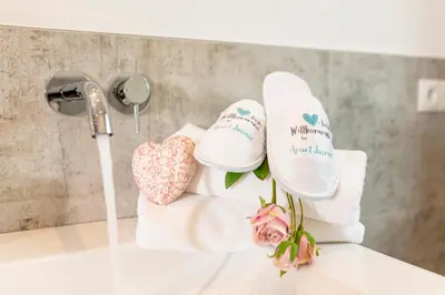 Ein Badezimmer in der Unterkunft Apart Jasmin