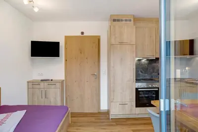 Küche/Küchenzeile in der Unterkunft Bergliebe Apartments
