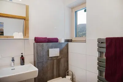 Ein Badezimmer in der Unterkunft Bergliebe Apartments