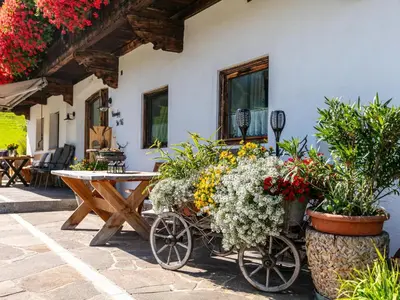Ein Garten an der Unterkunft Christine