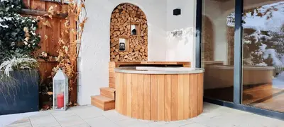 Grundriss der Unterkunft Schöne Wohnung mit Ausblick, Sauna und Hot-Pot in Westendorf, Tirol