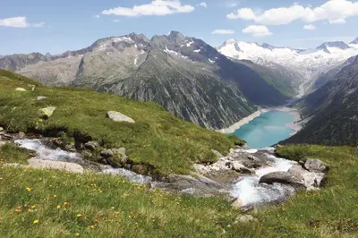 Naturlandschaft in der Nähe des Ferienhauses
