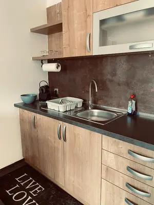Küche/Küchenzeile in der Unterkunft Appartement Sabrina