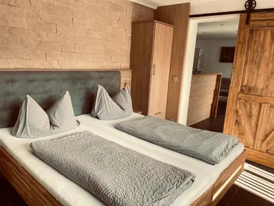 Ein Bett oder Betten in einem Zimmer der Unterkunft Appartement Sabrina