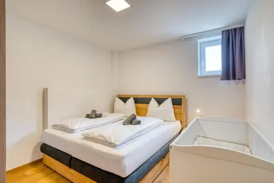 Ein Bett oder Betten in einem Zimmer der Unterkunft Natur Residenz Bad Häring
