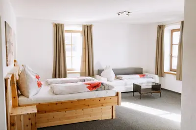 Ein Bett oder Betten in einem Zimmer der Unterkunft Gasthof Franziskibad