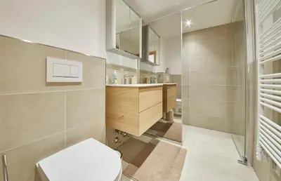 Ein Badezimmer in der Unterkunft Appartement Bergzeit