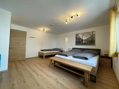Ein Bett oder Betten in einem Zimmer der Unterkunft Apart Christof