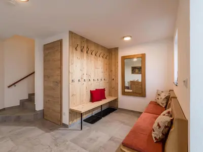 Ein Sitzbereich in der Unterkunft Dani's Ferienwohnung