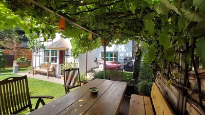 Ein Garten an der Unterkunft Bergblick - Mountainview