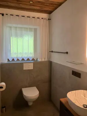 Ein Badezimmer in der Unterkunft Ferienwohnung Brandtner