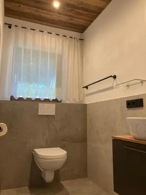 Ein Badezimmer in der Unterkunft Ferienwohnung Brandtner