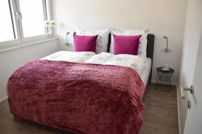 Ein Bett oder Betten in einem Zimmer der Unterkunft Apartment Sabrina