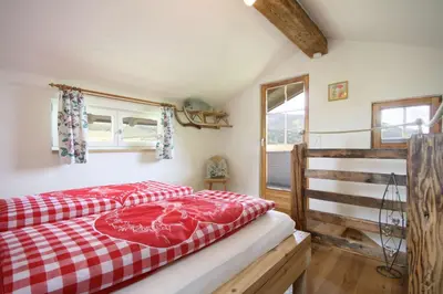 Ein Bett oder Betten in einem Zimmer der Unterkunft Almliesl UTTE-629