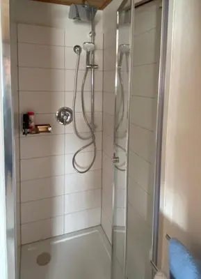 Ein Badezimmer in der Unterkunft Landhaus Alpenblick