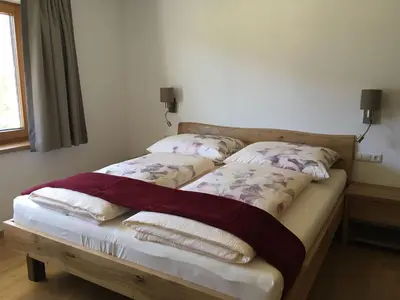 Ein Bett oder Betten in einem Zimmer der Unterkunft Ferienwohnung Trattner