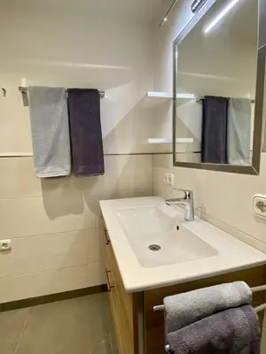 Ein Badezimmer in der Unterkunft Ferienwohnung Trattner