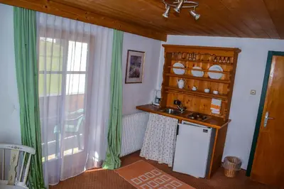 Küche/Küchenzeile in der Unterkunft Gasthof Pension Lanzenhof