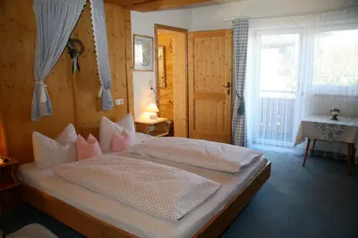 Ein Bett oder Betten in einem Zimmer der Unterkunft Gasthof Pension Lanzenhof