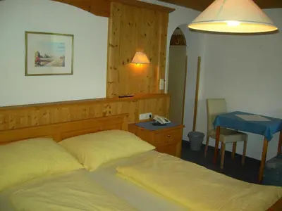 Ein Bett oder Betten in einem Zimmer der Unterkunft Pension Rieder
