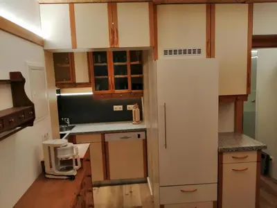 Küche/Küchenzeile in der Unterkunft Appartement Geisler