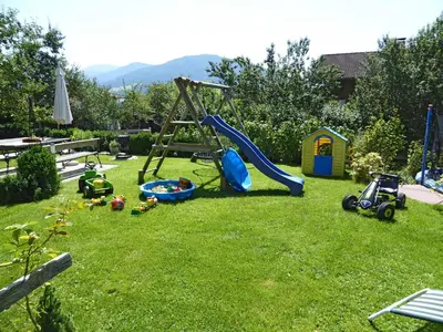 Ein Kinderspielbereich in der Unterkunft Appartement Bergrose