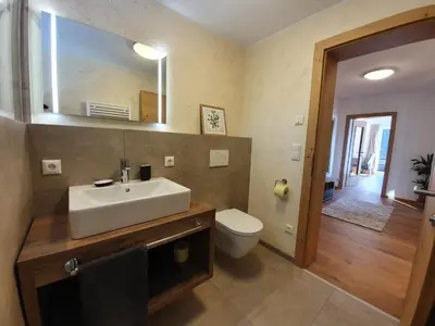 Ein Badezimmer in der Unterkunft Ferienwohnung Kurz