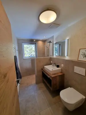 Ein Badezimmer in der Unterkunft Ferienwohnung Kurz