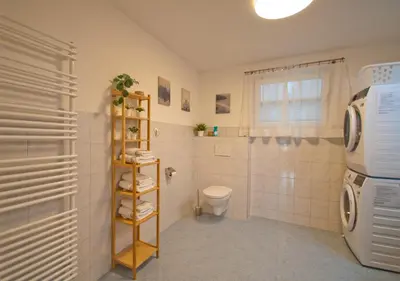 Ein Badezimmer in der Unterkunft Apartments Evandi