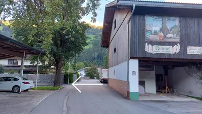 Das Gebäude in dem sich die Ferienwohnung befindet