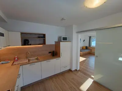 Küche/Küchenzeile in der Unterkunft Appartement Kröll Katharina
