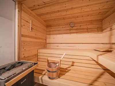 Küche/Küchenzeile in der Unterkunft Apartement am Lift XL