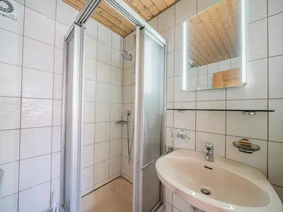 Ein Badezimmer in der Unterkunft Apartement am Lift XL