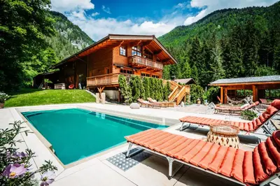 Grundriss der Unterkunft Chalet Gamsglück - mit Sauna und Pool
