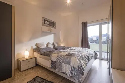 Ein Bett oder Betten in einem Zimmer der Unterkunft Appartement Raffael