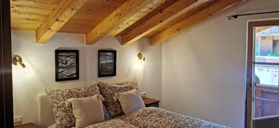 Ein Bett oder Betten in einem Zimmer der Unterkunft Alpbach Loft