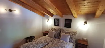 Ein Bett oder Betten in einem Zimmer der Unterkunft Alpbach Loft