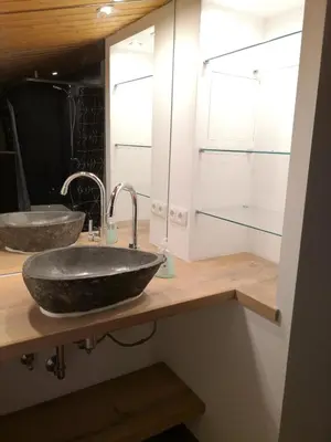 Ein Badezimmer in der Unterkunft Alpen Chalet Bramberg