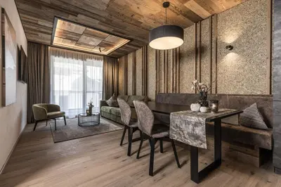 Ein Sitzbereich in der Unterkunft Perfect Lodgings Wiesing